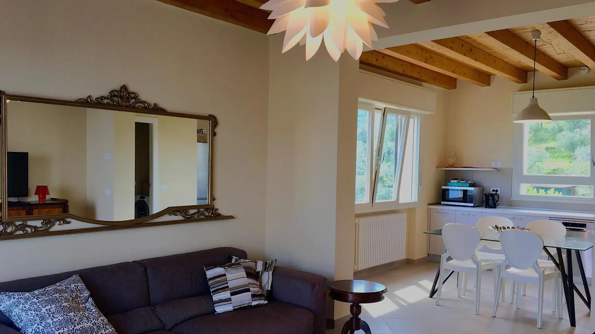 度假居 Casa Con Ampio Terrazzo, Vista Lago E Giardino 托斯科拉诺-马德尔诺